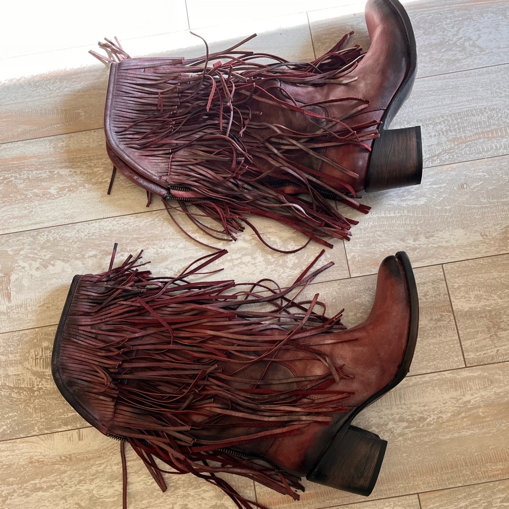 Leather Cowboy boots….